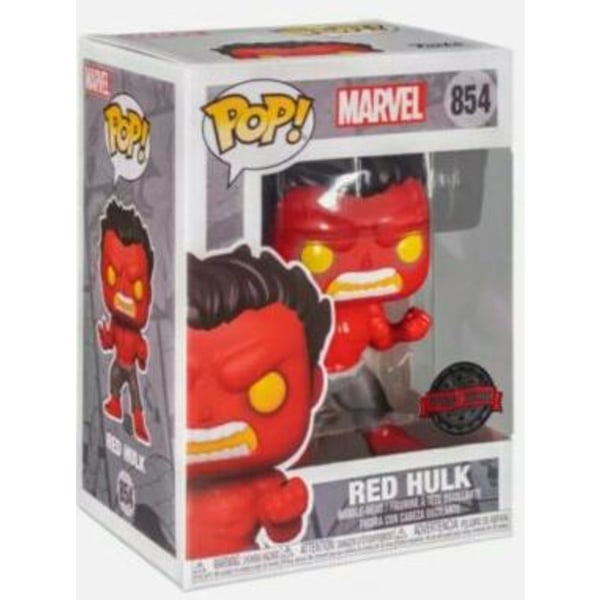 Funko! POP Marvel 854 Special Edition Red Hulk multifärg