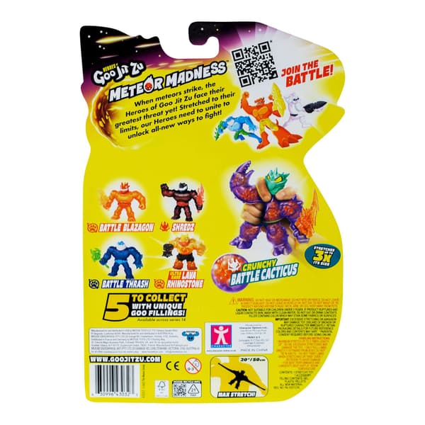 Goo Jit Zu Meteor Madness S2 Cacticus multifärg