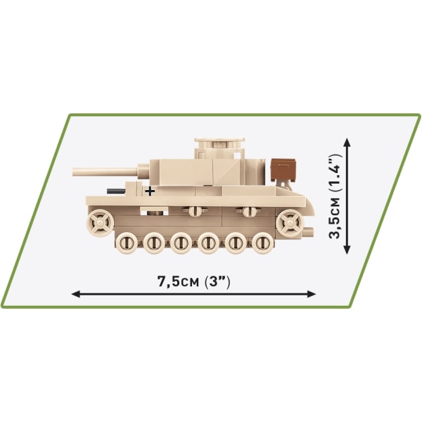 Cobi Panzer III AUSF.L 1:72 3090 multifärg