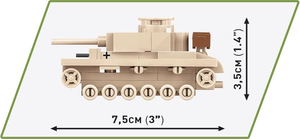 Cobi Panzer III AUSF.L 1:72 3090 multifärg
