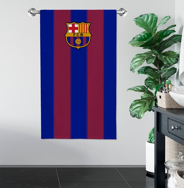 FC Barcelona Handduk 70x140 cm multifärg