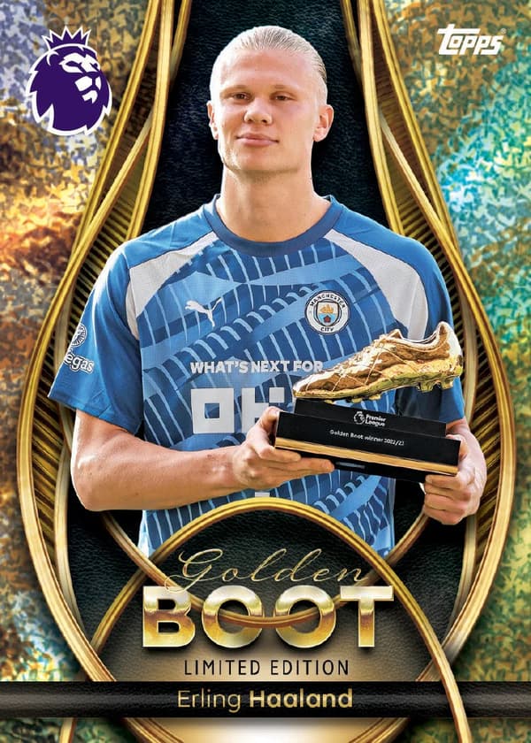 Topps Premier League Golden Boot Tin W2 multifärg