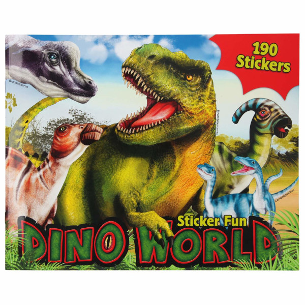 Dino World Sticker Fun Pysselbok multifärg