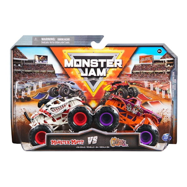 Monster Jam 1:64 2-pack Monster Mutt vs Calavera multifärg