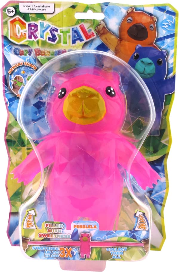 Stretchapalz Crystal Capy Buddies Pebblela multifärg