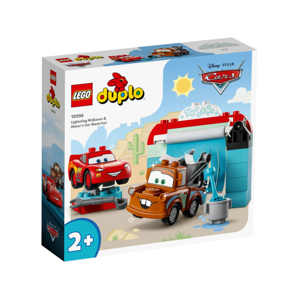 LEGO® DUPLO Disney Blixten McQueen och Bärgarns roliga biltvätt