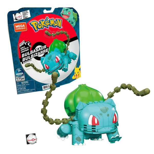 Pokémon Mega Bloks Construx Bulbasaur multifärg