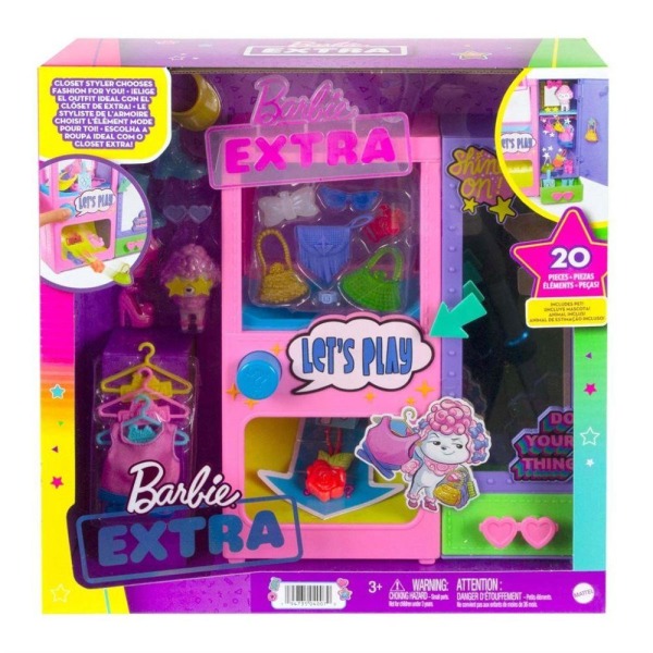 Barbie Extra Style Selector Vending Machine Lekset multifärg