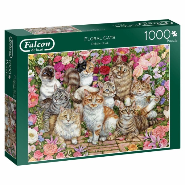Falcon Floral Cats Pussel 1000 bitar 11246 multifärg