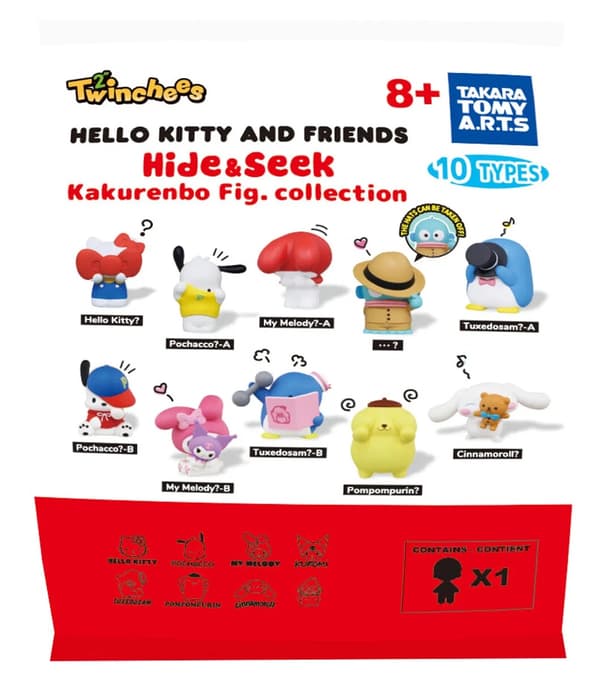 Twinchees Hello Kitty and Friends Hide & Seek multifärg