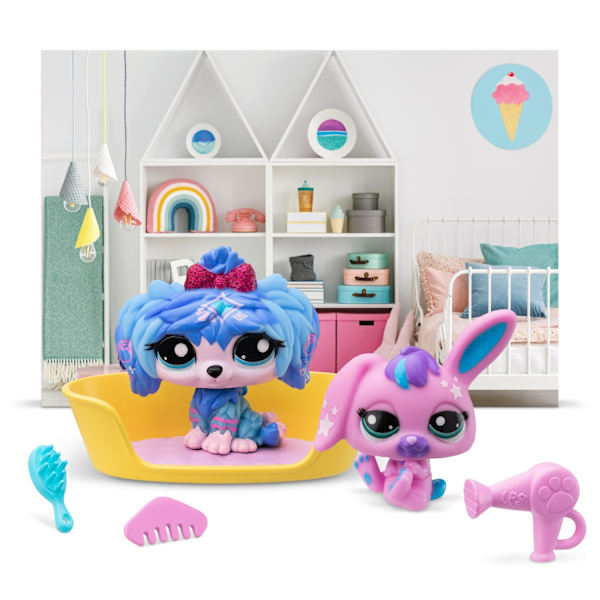 Littlest Pet shop Petfluencer Pair Super salon multifärg