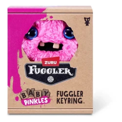 Fuggler Baby Pinkles Keyring Winged Bat multifärg