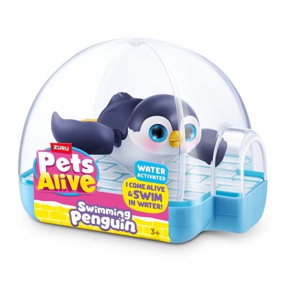 Zuru Pets Alive Swimming Penguin Svart multifärg