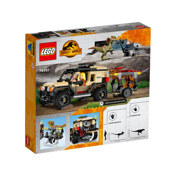 LEGO® Jurassic World Pyroraptor & dilophosaurus – transport 7695 multifärg