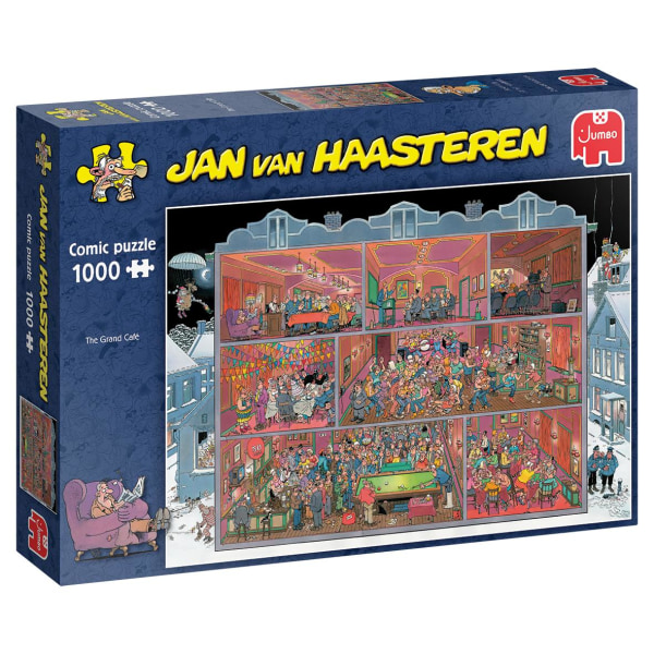 Jan Van Haasteren The Grand Café  Pussel 1000 bitar 81919 multifärg