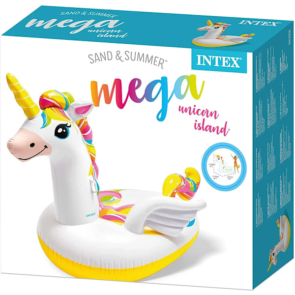 INTEX Mega Unicorn Island multifärg