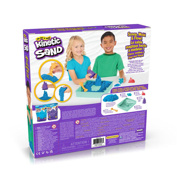 Kinetic Sand Sandbox Set Blå Blå