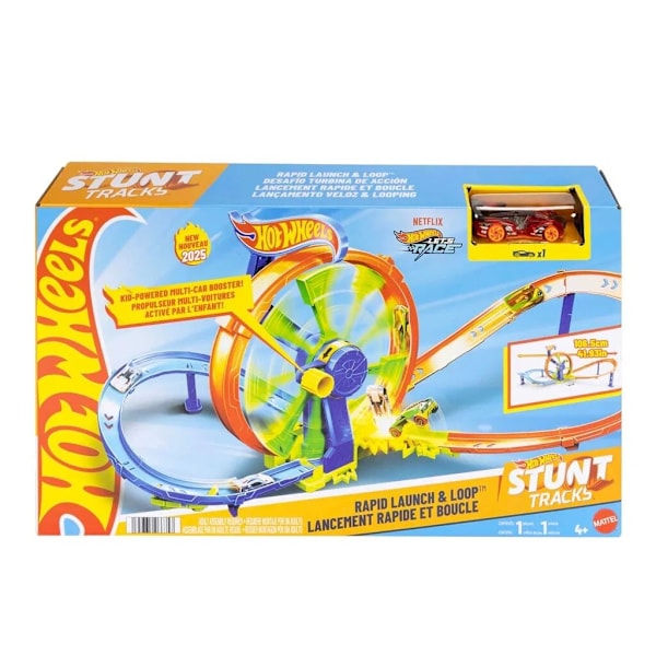 Hot Wheels Action Rapid Launch & Loop multifärg