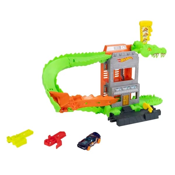 Hot Wheels City Croc Pizza Attack multifärg