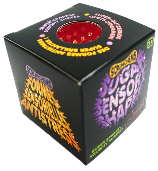 Scrunchems Sugar Sensory Shapes Orange Pyramid multifärg