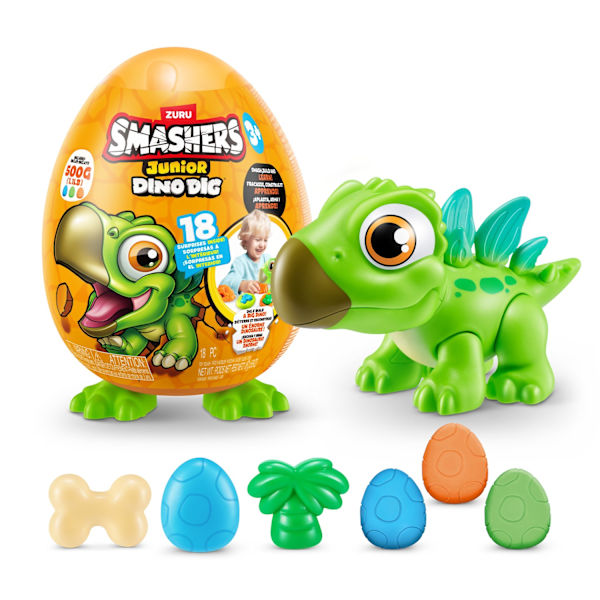 Zuru Smashers Junior Dino Dig Egg Small multifärg