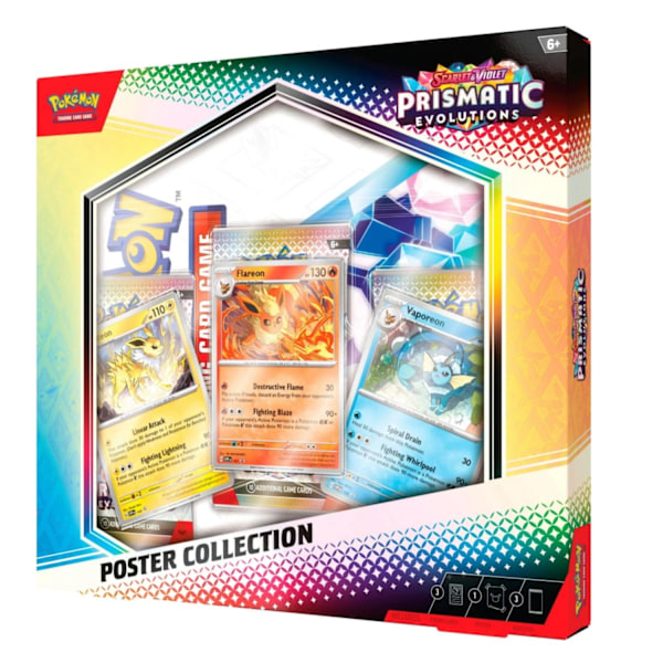 Pokemon Prismatic Evolutions Poster Collection multifärg