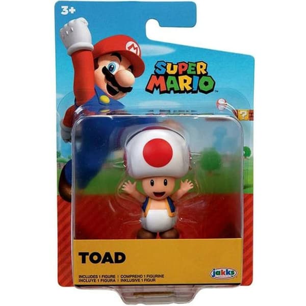 Super Mario Figur 5cm Toad MultiColor