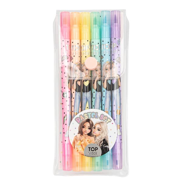 TOPModel Pastelltuschpennor 6-pack