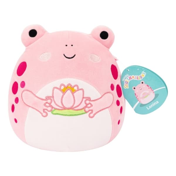 Squishmallows 19cm Lonina Frog multifärg
