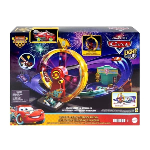 Disney Cars McQueen Celebration Raceway Lekset multifärg