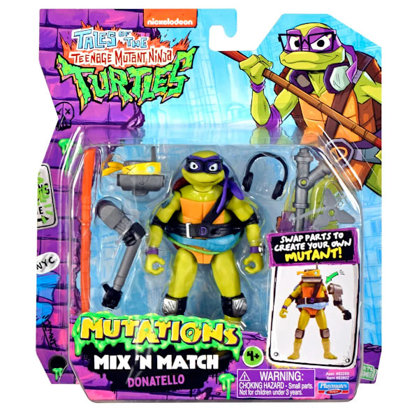 Turtles Mutations Mix N Match Donatello multifärg