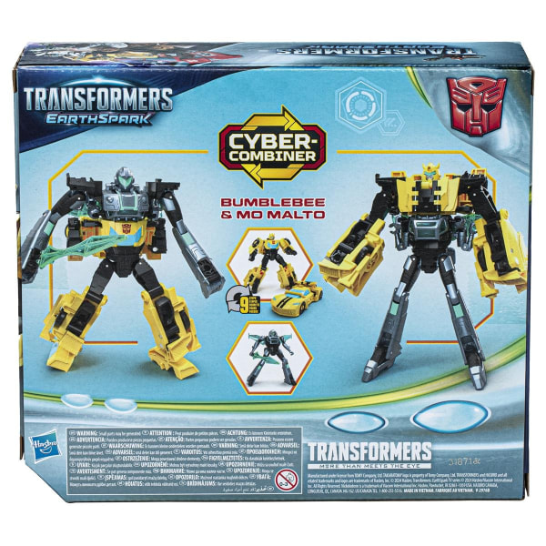 Transformers Earthspark Cyber Combiner Bumblebee/Mo Malto multifärg