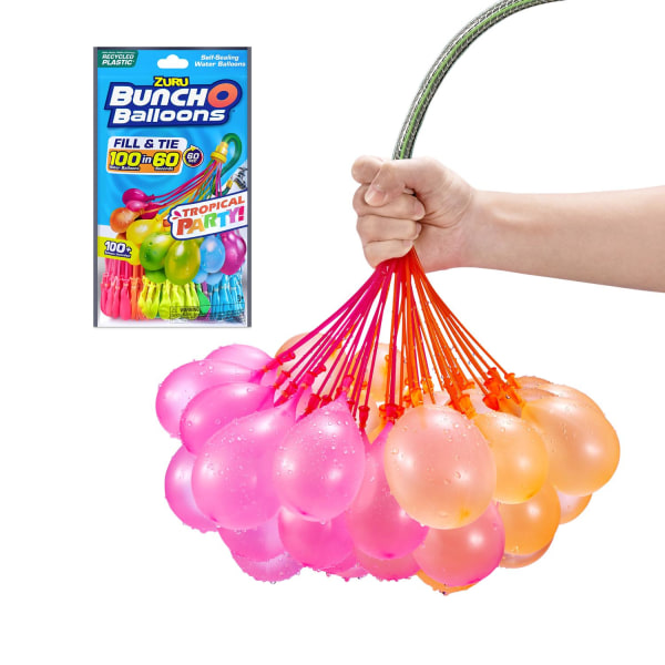 Bunch O Balloons Tropical Party 3-pack Vattenballonger multifärg