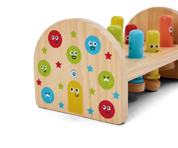 Hape Hammarbänk Rainbow multifärg