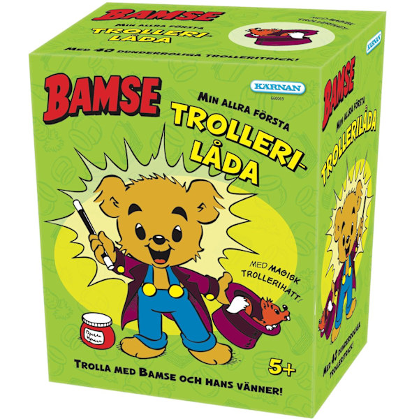 Bamse Trollerilåda med hatt multifärg