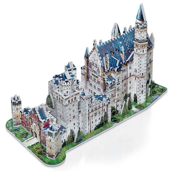 Wrebbit 3D Pussel Neuschwanstein 890 bitar multifärg