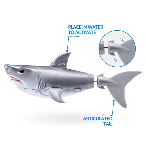 Robo Alive Robo Shark Ljusgrå multifärg