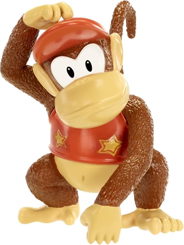 Donkey Kong Figur 5cm Diddy Kong MultiColor