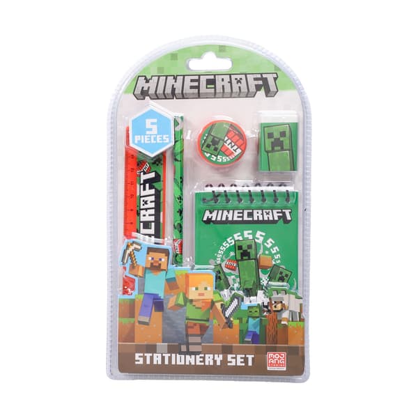 Minecraft Skrivset 5 delar multifärg