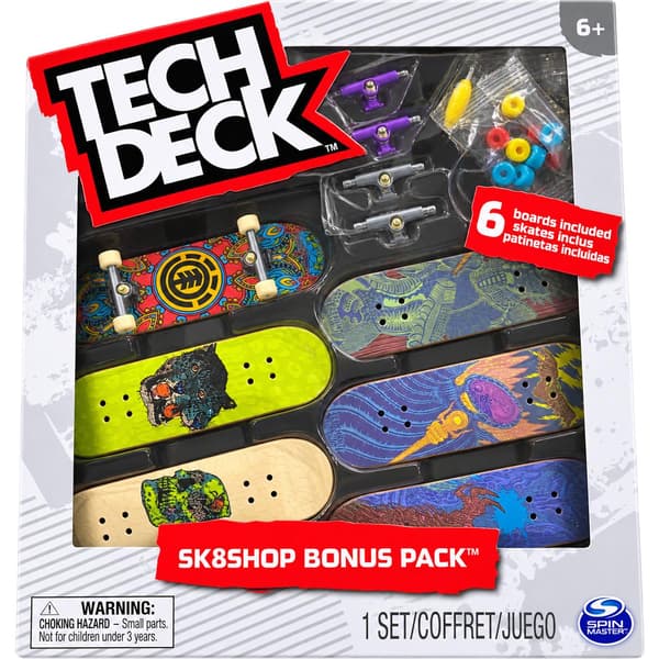 Tech Deck SK8SHOP Bonus pack Element multifärg