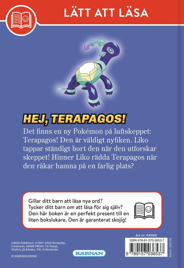 Pokemon Lätt att läsa Välkommen ombord! multifärg