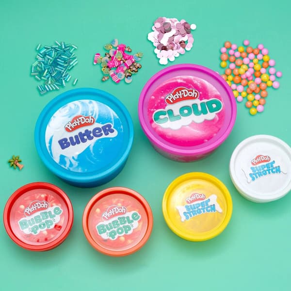 Play-Doh Tropical Mix & Play 6-pack multifärg