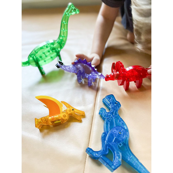 Magna-Tiles Dinos Dinosauriefigurer 5 delar multifärg