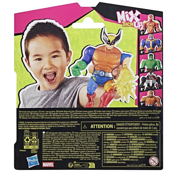 Marvel MixMashers Wolverine Figur multifärg