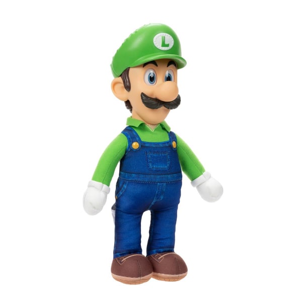 Super Mario Movie Poserbart Mjukdjur Luigi 38cm multifärg