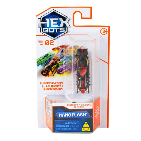 Hex Bots Nano Flash Svart 995 multifärg