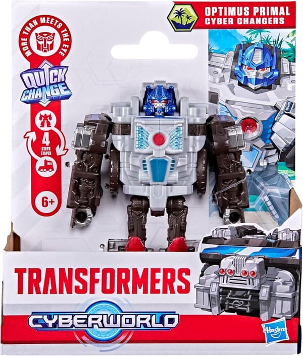 Transformers Cyberworld Cyber Changer Optimus Primal multifärg
