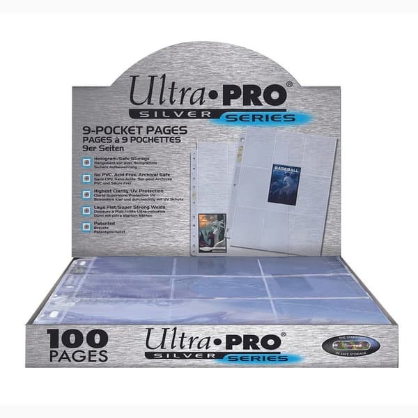Plastficka 9-P Ultra Pro 100-pack Silver Series Transparent