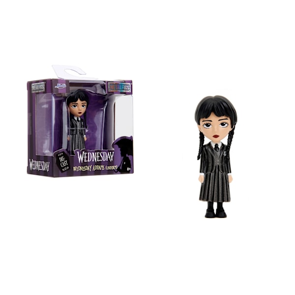 Wednesday Metallfigur 1-pack 2,5” Wednesday Adams with Uniform multifärg