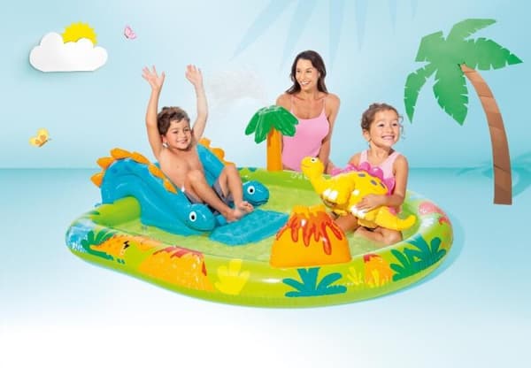 INTEX Dino Play Center Äventyrspool multifärg